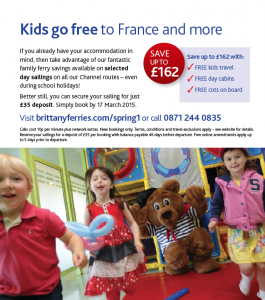 kids go free on brittany ferries